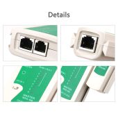 AMPCOM Network Cable Tester RJ45 Ethernet Cable Tester Lan Test Tool for Cat5 Cat6 CAT7 8P 6P LAN Cable and RJ11 Telephone Cable
