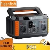 Flashfish P60 Portable Power Station 140400mAh/520Wh Solar Generator 600W CPAP Outdoor Camping Emergency Battery Power Station