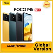 [Only ship to BR country]Global Version POCO M5 Smartphone 128GB NFC MTK G99 Octa Core 90Hz 6.58" Display 5000mAh 50MP Camera