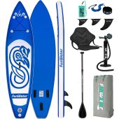[Only ship to AU country]FunWater SUP Inflatable Stand Up Paddle Board Ultra-Light Inflatable Paddleboard with ISUP Accessories,Fins,Adjustable Paddle, Pump,Backpack, Leash, Waterproof Phone Bag