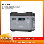 OUKITEL P2001 Ultimate 2000Wh Portable Power Station 2000W with Super Fast Recharge for Outdoor Indoor Workshop