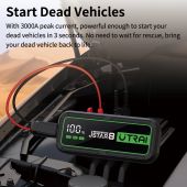 JSTAR 8 Car Jump Starter 12V Car Battery Starter Automotive Jump Starter Portable Power Bank Emergency Car Booster Starter power