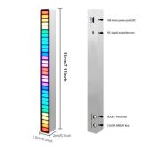 (Last Day Sale-49% OFF)Wireless Sound Activated RGB Light Bar - 4PCS Free Shipping