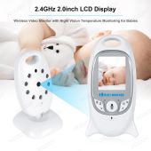 2" LCD Digital Wireless Baby Monitor With Camera Video Audio Monitor Indulgence Baby Monitors