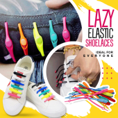 Lazy Elastic Shoelaces (SET OF 12PCS-Fits a pair of shoes) 