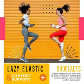 Lazy Elastic Shoelaces (SET OF 12PCS-Fits a pair of shoes) 