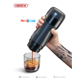 HiBREW H4A Portable Coffee Machine for Car & Home DC12V Expresso Coffee Maker Fit Nexpresso Dolce Pod Capsule Coffee Powder