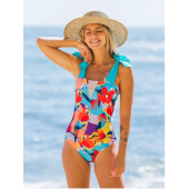 Floral Slimming One Piece Swimwear