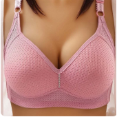 2023 Plus Size Bra Women Underwear Wire Free Comfort Soft Breathable