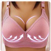 2023 Plus Size Bra Women Underwear Wire Free Comfort Soft Breathable
