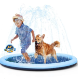 Non-Slip Splash Pad for Kids and Dog good