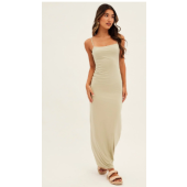 Green Supersoft Bodycon Maxi Dress