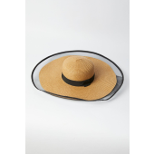 Online Exclusive Beige Wide Brim Straw Hat