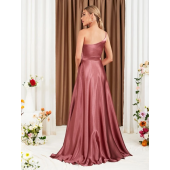 One Shoulder Tulip Hem Bridesmaid Dress