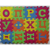 Russian alphabet toys Kids baby play puzzle mats 55 * 55MM carpet rugs babies puzzle 33PCS Russian Language & 3PCS number of fo