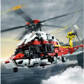 2023 NEW Technical Airbus H175 Rescue Helicopter 42145 Building Blocks Plane Model Brick Educational Toys For Children Gifts