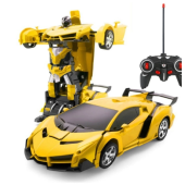 2 in 1 Electric RC Car Transformation Robots Children Boys Toys Outdoor Remote Control Sports Deformation Car Robots Model Toy