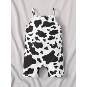 Baby Cow Print Cami Romper