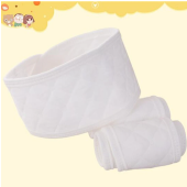 2pcs Infant Umbilical Cord Care Belly Navel Belt Belly Protection Baby Newborn Soft Breathable White Cotton Umbilical Cord Care