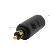 12-24V EU Plug DIN Socket To Cigarett Lighter Converter Adapter For Motorcycle Motorbike European Plug Refit Accessories