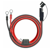 16AWG 4FT 6FT 10FT 2 Pin Ring Terminal SAE to O Ring Connecters Extension Cord Cable Connector for Battery Charger/Maintainer