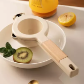 Wooden handle Fruit Squeezer Metal Manual Lemon Orange Press Juicer High quality hand-use slow juicer