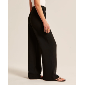 Summer 2023 Loose, comfortable and versatile Icy Tailored Crepe Wide-Leg Pants