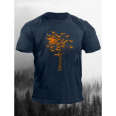 Tree Of Fox Printed Men's T-Shirt