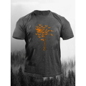 Tree Of Fox Printed Men's T-Shirt