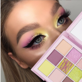 MissYoung Makeup 9 Neon Colors Colorful Vegan Eye Shadow Eyeshadow Palette