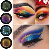 9 Colors Chrome Mirror Beauty Glitter Eyes Shadows Glitter Laser Nail Polish Powder Manicure Diy Salon Nail Art Decorations