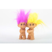 Pink Hair Mini PVC Vintage Trolls Doll