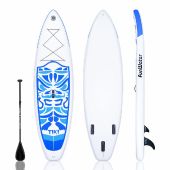 [Only ship to EU country] 2023 New styles FunWater SUP Inflatable Stand Up Paddle Board Complete Inflatable Paddle Board Accessories Adjustable Paddle, Pump, ISUP Travel Backpack, Lead, Waterproof Bag