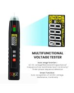 ST100 TRUE RMS Smart Pen Multimeter DC/AC Voltmeter Non-contact Resistance Diode Live Wire Hz Test Pen Breaking Point Test