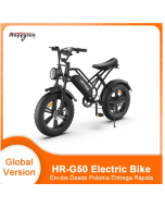 Happyrun HR-G50 Electric Bike 750W E-Bicycle 48V 18AH 70NM IPX5 Lithium Battery LED 20Inch Adult Riding Outdoor Assist Ebike