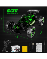 Sinovan Remote Control Cars for Kids, 1:18 Scale RC Racing Cars with LED Lights, 2.4GHz RC Car Outdoor Toys Gifts for Boys Girls