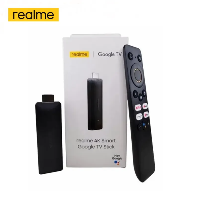 Realme 4K Tv Stick WiFi BT5.0 Built-in Chromecast Google Assistant 2GB 8GB Remote Control Quad core ARM Cortex-A35 TV Stick