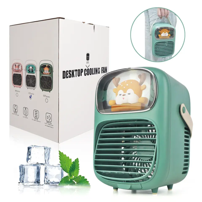 Portable Aircooler Rechargeable Air Conditioner Evaporative Water Mini Fan Air Cooler For Home Office