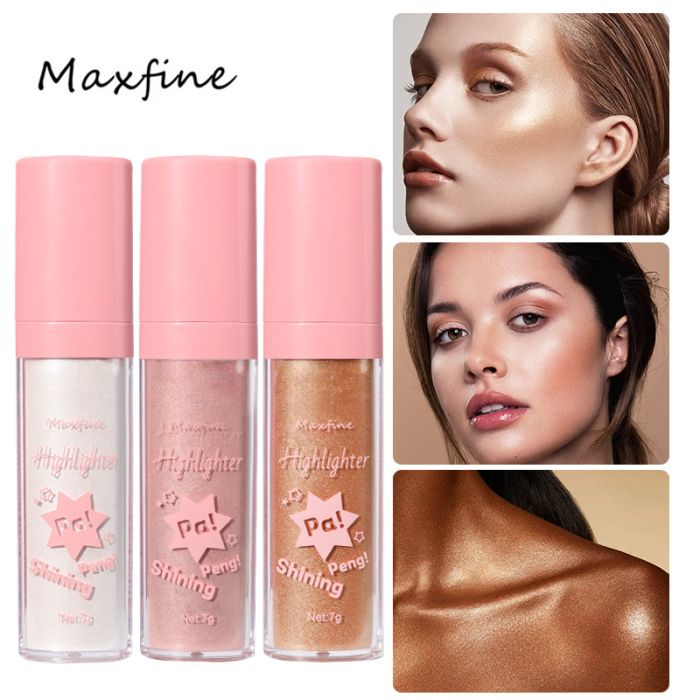 MAXFINE pat powder set wholesale high-gloss contour concealer blush naturally brightens three-dimensional
