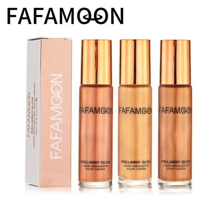 FAFAMOON Roll-On Highlighting Lotion brightens the face and body.