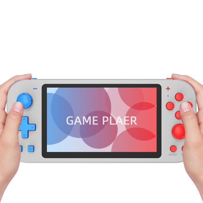 New handheld game console-SUP handheld console-PSP arcade machine-Retro TV classic red and white game console-Two-player Tetris  