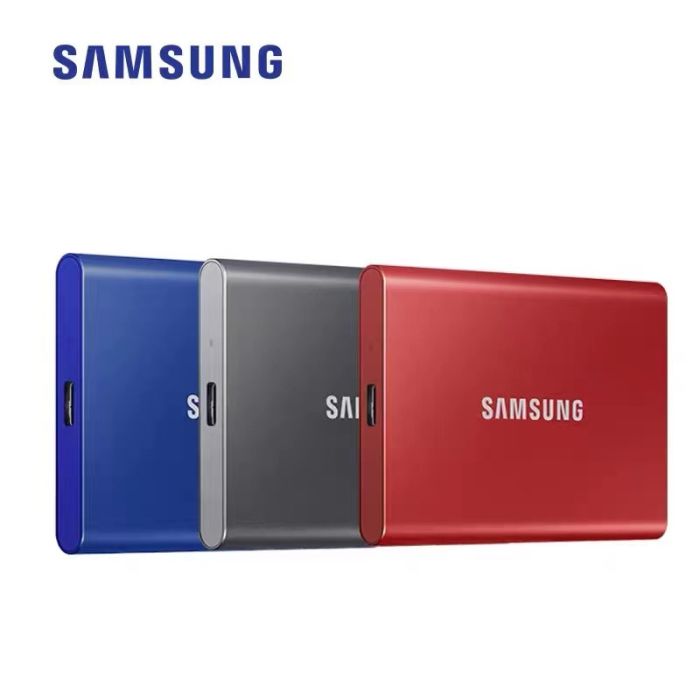 Samsung Mobile Solid State Drive Wholesale T7 High Speed USB3.2 Suitable for Mobile Computer Tablets 500G1T2T