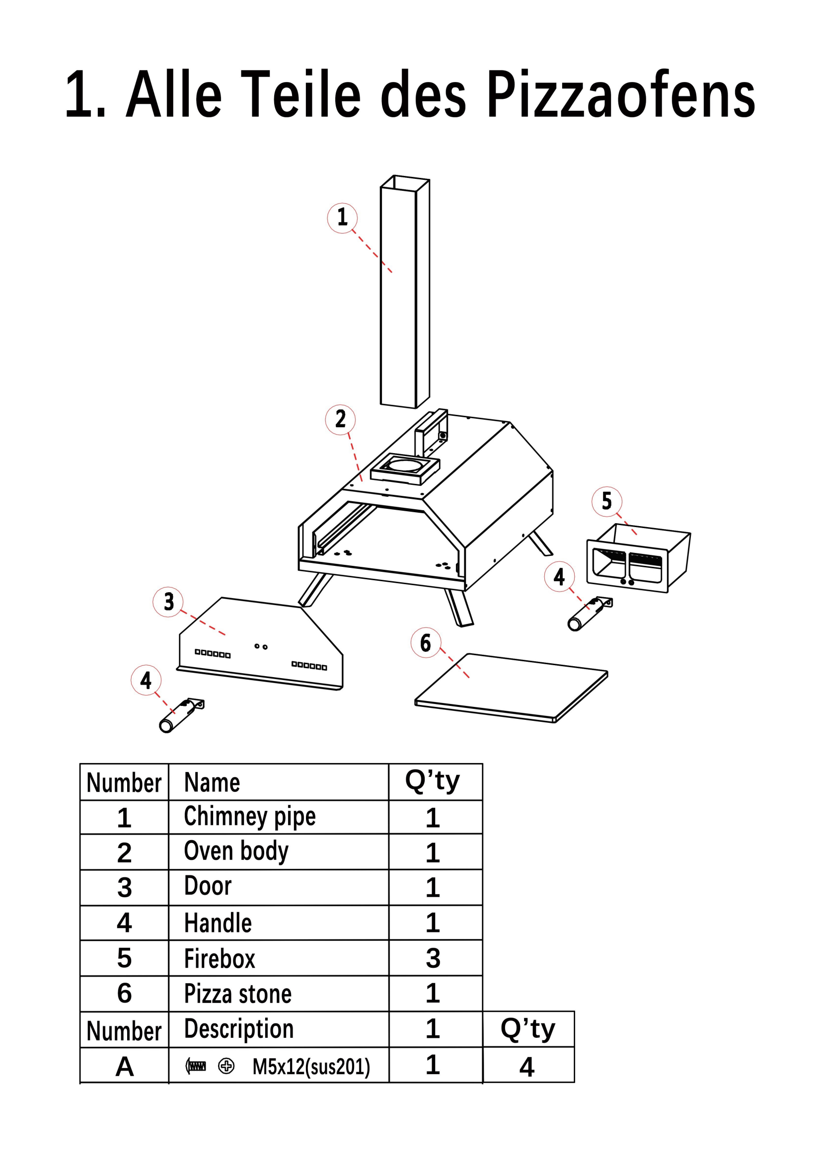 Outdoor Pizza Oven, Pizza Maker, Pellet Pizza Oven with 11inch Pizza