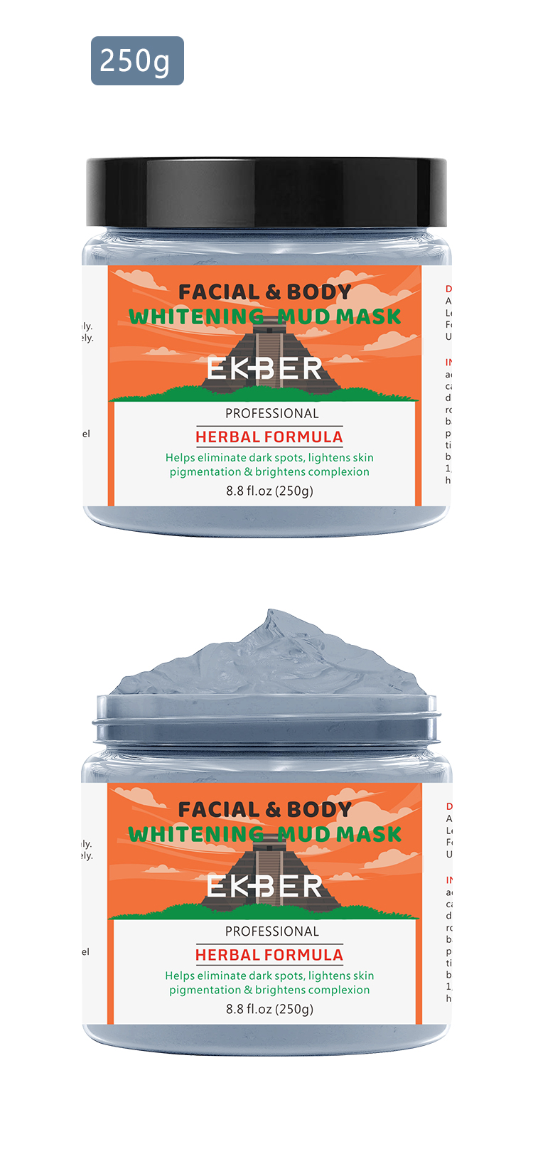 Facial & Body Whitening Mud Mask